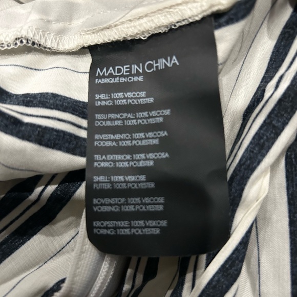 NWT Club Monaco Striped Midi Dress - Picture 5 of 5